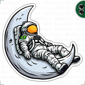 Astronauta na lua      