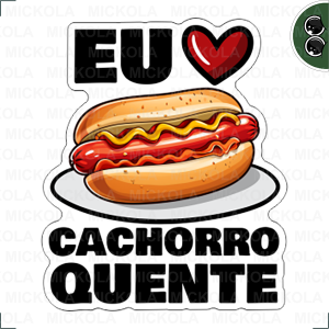 Eu amo cachorro quente      