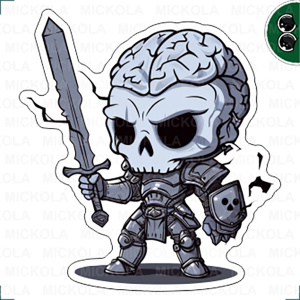 Guerreiro Necromancer Chibi      