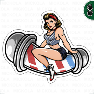 Pin up Girl - Barbershop Girl 2      